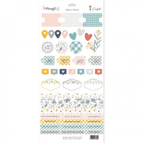 Cocoloko -  Picnic - Set di stickers adesivi 6"x12"
