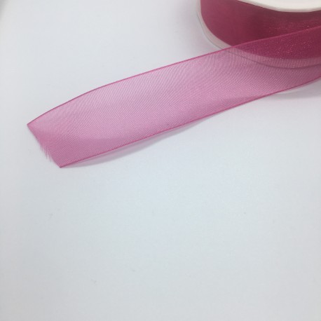 NASTRO IN ORGANZA FUCHSIA