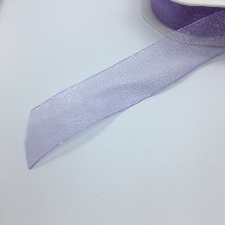 NASTRO IN ORGANZA LILA