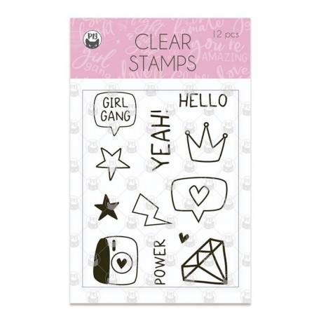P13 - GIRL GANG - CLEAR STAMPS