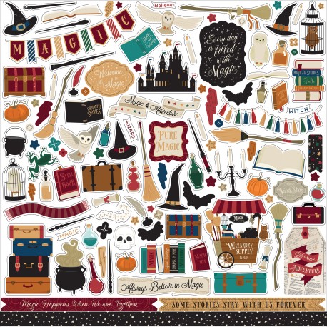 ECHO PARK - WITCHES & WIZARDS NO. 2 - STICKERS