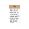 TOMMY ART CLEAR STAMPS – MINI CHRISTMAS WORDS