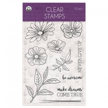 P13 - CLEAR STAMP - TIME TO RELAX 01 A6, 10PCS