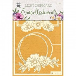 P13 -LIGHT CHIPBOARD EMBELLISHMENTS TIME TO RELAX 04, 2PCS