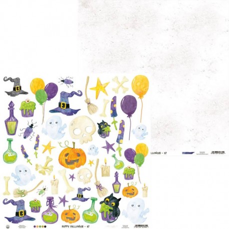 P13 - PAPER HAPPY HALLOWEEN 07, 12X12"