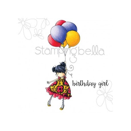 STAMPING BELLA - TINY TOWNIE BLOSSOM LOVES BALLOONS (INCLUDES SENTIMENT SHOWN)