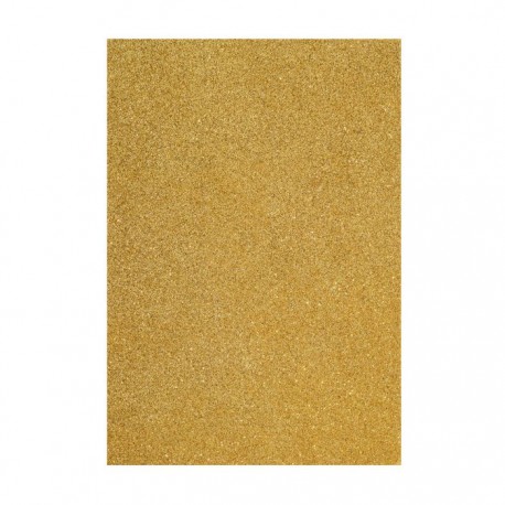GOMMA CREPLA - FOGLIO A4 ORO GLITTER