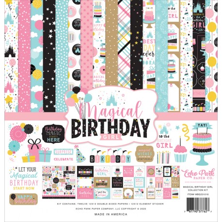 ECHO PARK - MAGICAL BIRTHDAY COLLECTION KIT 12X12