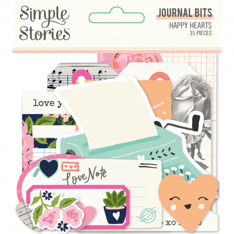 HAPPY HEARTS - JOURNAL BITS