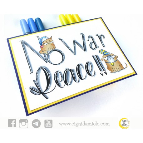 NO WAR PEACE CARD - DIRETTA 01 MARZO 22