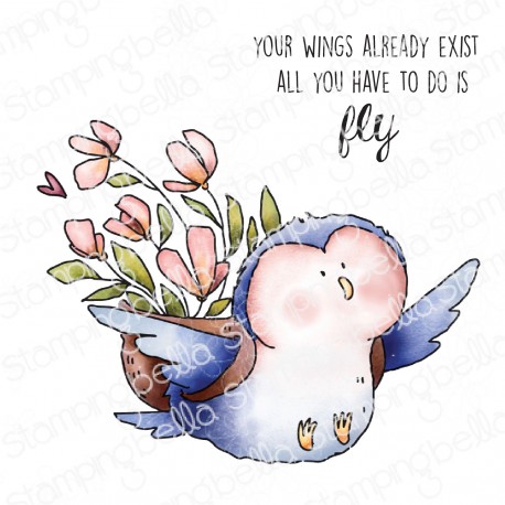 STAMPING BELLA - BIRDIE WITH A MESSAGE