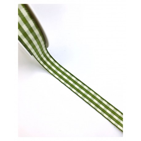 NASTRO SCOZZESE SPRING GREEN - 15MM