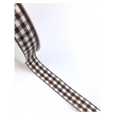 NASTRO SCOZZESE BROWN - 15MM