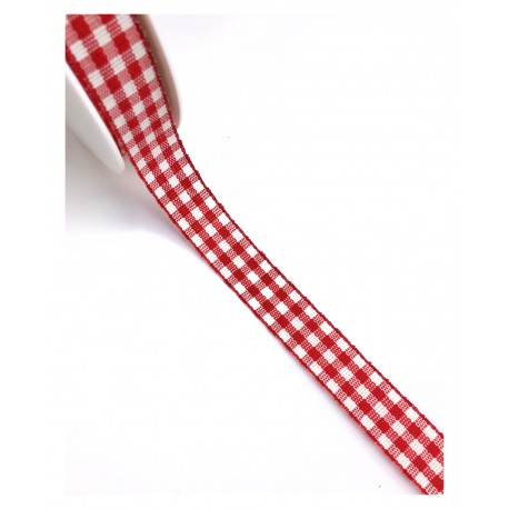 NASTRO SCOZZESE RED - 15MM