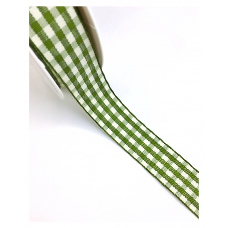 NASTRO SCOZZESE SPRING GREEN - 25MM