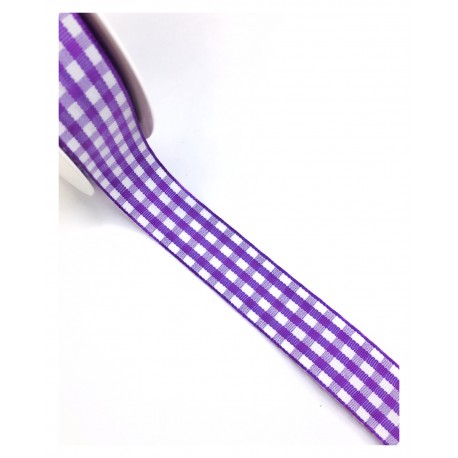 NASTRO SCOZZESE VIOLET- 25MM
