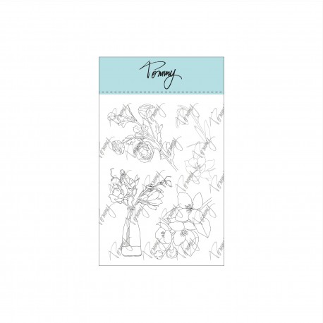 Tommy clear stamps – Delicate Flowers