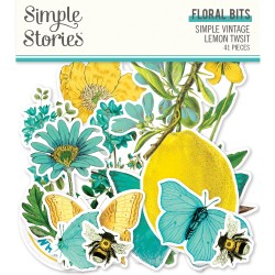 SIMPLE VINTAGE LEMON TWIST - Floral Bits & Pieces