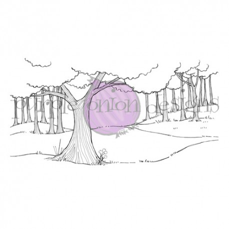 PURPLE ONION - Woodland Background