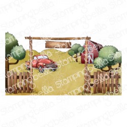 STAMPING BELLA - COWBOY BACKDROP