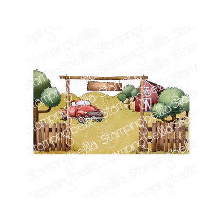 STAMPING BELLA - COWBOY BACKDROP