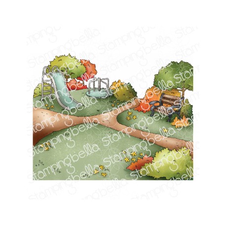 STAMPING BELLA - PARK BACKDROP