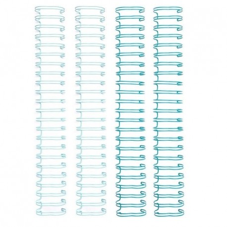 CINCH SPIRALE - 1,6 CM MENTA - 4pcs