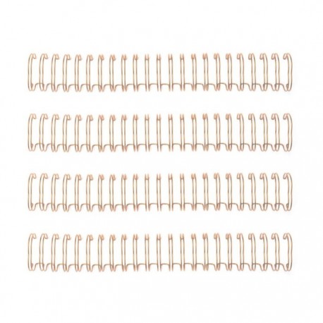 CINCH SPIRALE - 1,6 CM ORO ROSA - 4pcs