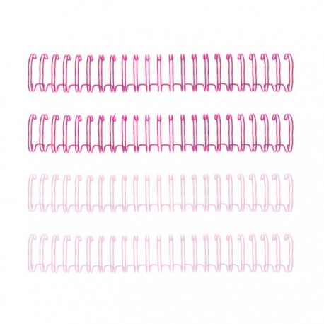 CINCH SPIRALE - 1,6 CM ROSA - 4pcs