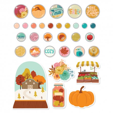 Harvest Market - Decorative Brads