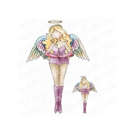 STAMPINGBELLA -  CURVY GIRL ANGEL