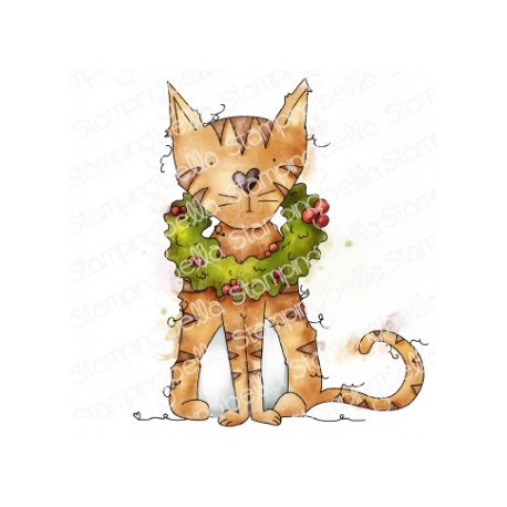 STAMPINGBELLA -  UNIMPRESSED CHRISTMAS CAT
