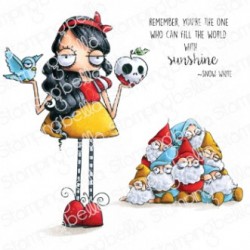 STAMPSODDBALL SNOW WHITE AND THE SEVEN DWARVES RUBBER STAMPS