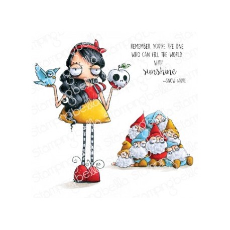 STAMPSODDBALL SNOW WHITE AND THE SEVEN DWARVES RUBBER STAMPS