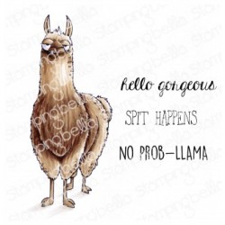 STAMPINGBELLA - ODDBALL LLAMA RUBBER STAMP
