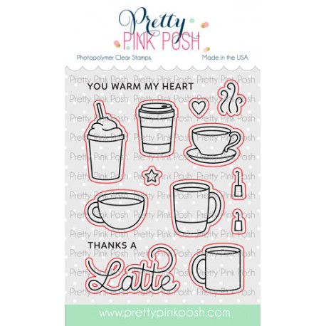 PPP - WINTER DRINK STAMP SET - FUSTELLE