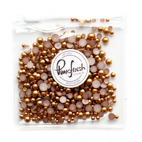 PINKFRESH STUDIO - PERLE METALLICHE - ORO