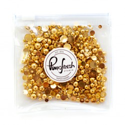 PINKFRESH STUDIO - Metallic Pearls: Gold