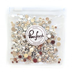 PINKFRESH STUDIO - Metallic Pearls: Silver