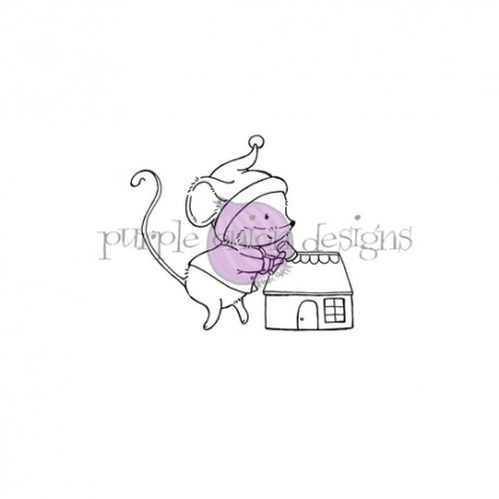 PURPLE ONION - Sugar (mouse with toy house)