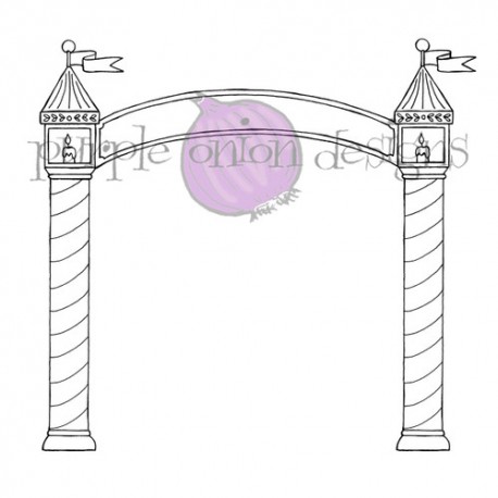 PURPLE ONION - Holiday Arch