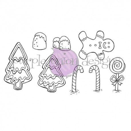 PURPLE ONION - Candyland Treat Set (8 stamps)