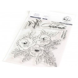 PINKFRESH STUDIO - Floral Trio stamp