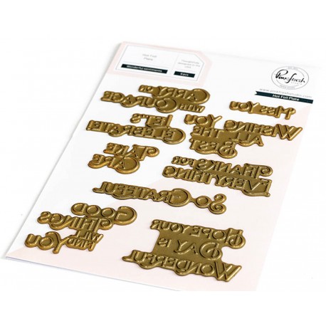 PINKFRESH STUDIO - Wonderful Sentiments hot foil