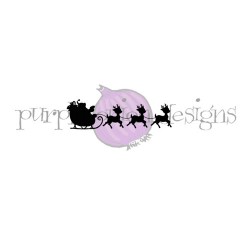 PURPLE ONION - Santa Silhouette