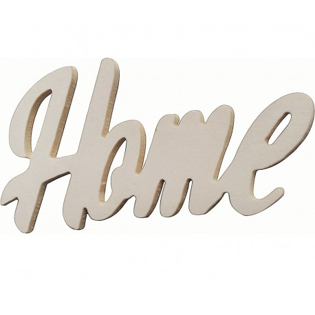 HOME - SCRITTA IN LEGNO