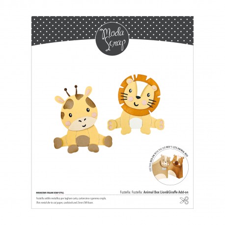 MODASCRAP FUSTELLA - LION AND GIRAFFA ADD-ON
