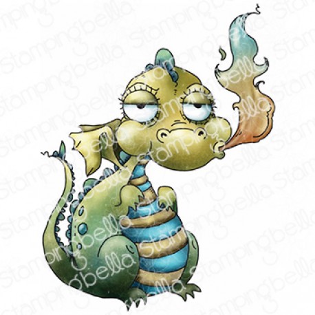 STAMPINGBELLA - ODDBALL FAIRYTALE DRAGON SITTING