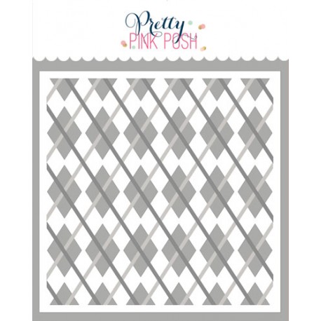 PPP - Layered Argyle Stencil (3Lyr)