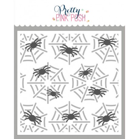 PPP - Layered Spider Web Stencil (2 Lyr)
